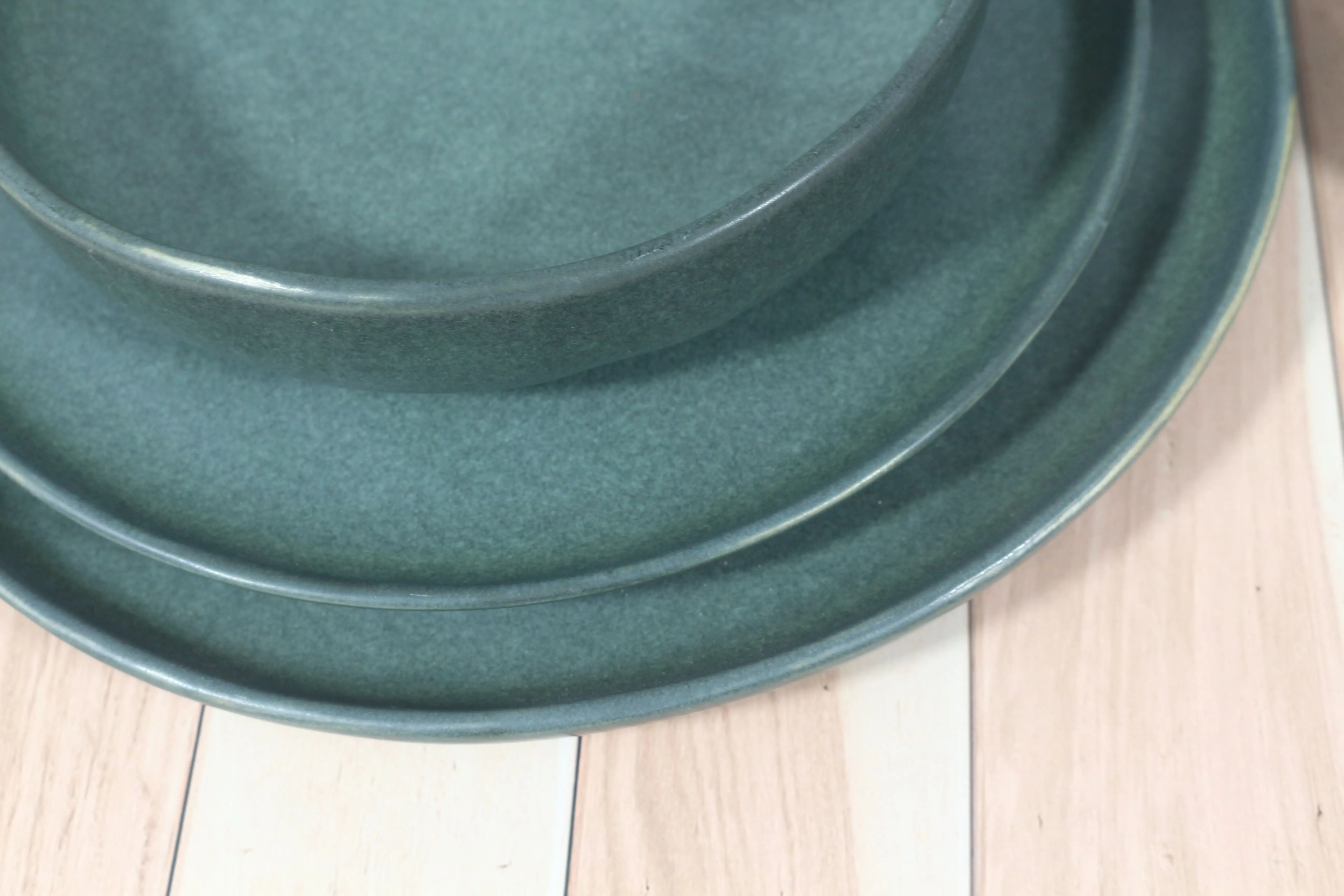 stoneware plate set