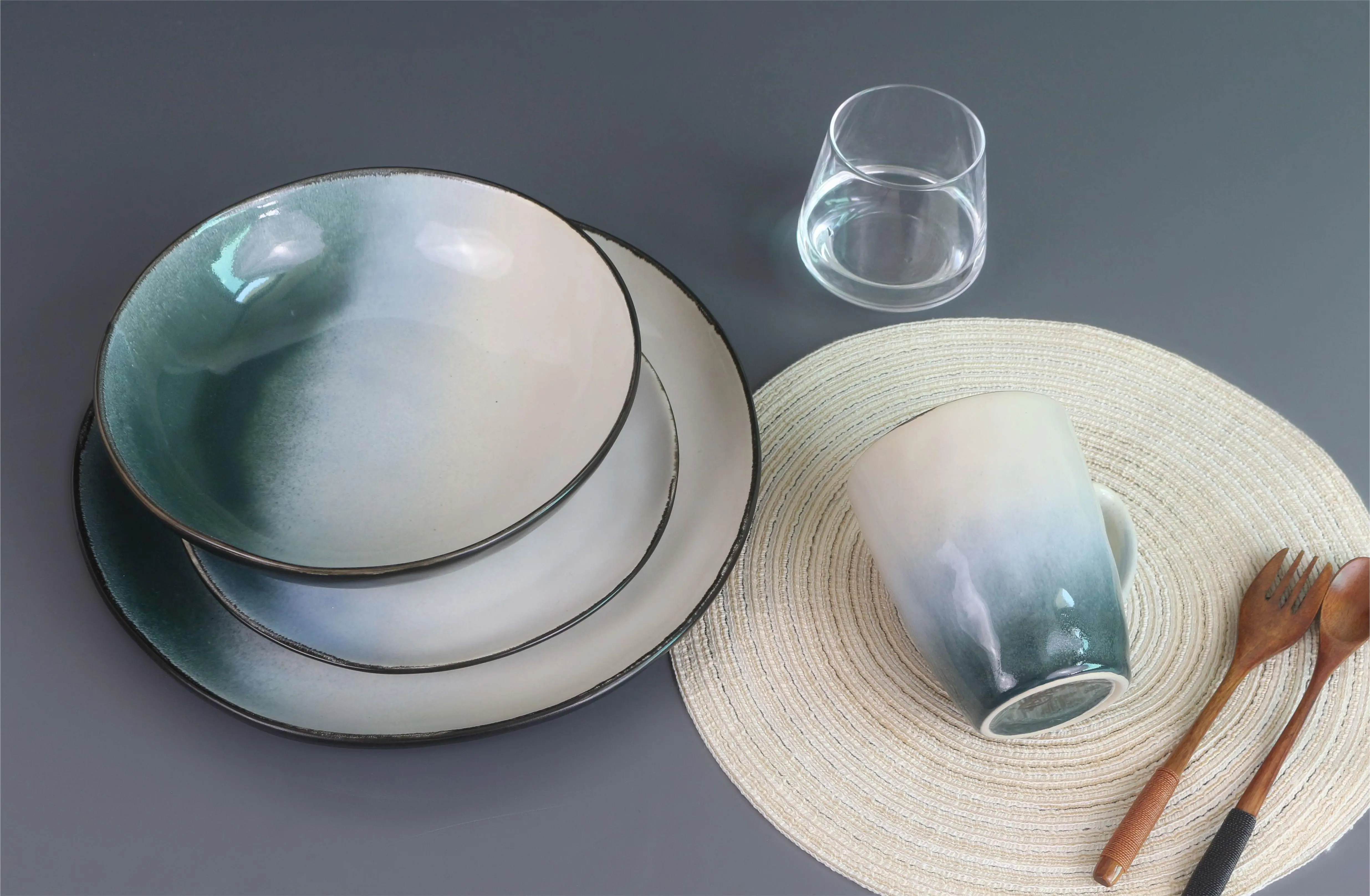 ceramic salad bowl