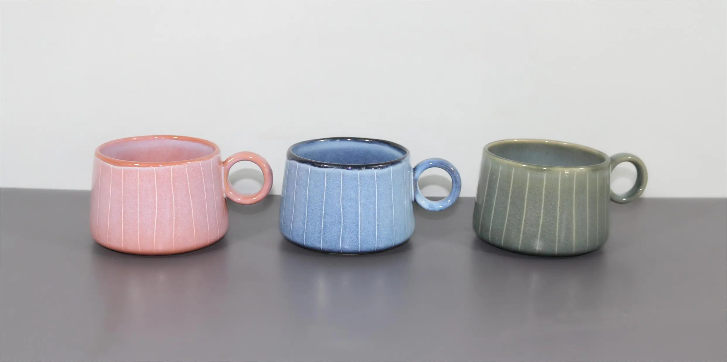 pottery coffee mugs
