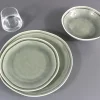 Grey&green crack glaze 12pcs set
