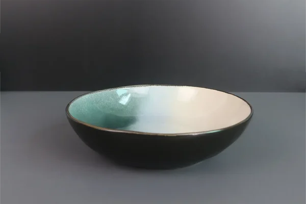 Reactive glaze dinnerware 3 colors