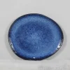 Blue reactive glaze tableware set