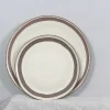 Antique glaze in raw Color clay tableware