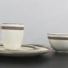 Antique glaze in raw Color clay tableware
