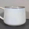 white reactive glaze on color clay 16 pcs set