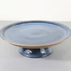 Rustic color clay cake holder