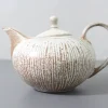 Tea pot in reactive glaze