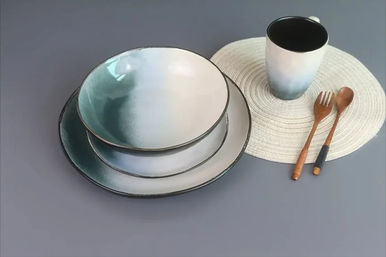3 colors glossy reactive glaze