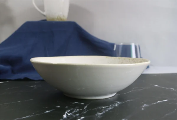 White reactive glaze in 16pcs stoneware set(6)