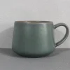 Matt green reactive glaze in stoneware(4)