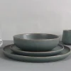 Matt green reative glaze in stoneware(5)