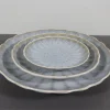 Glossy dual layer reative glaze on stoneware set(2)