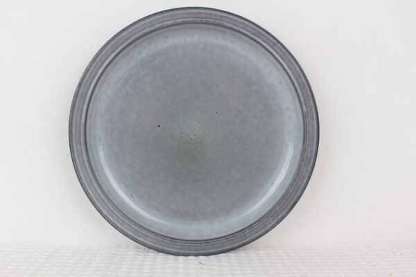 Stillstone large grey reactive glaze stoneware dinner plate
