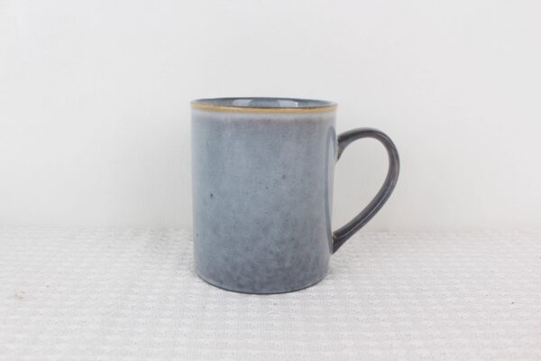 Stillstone grey reactive glaze stoneware coffee mug